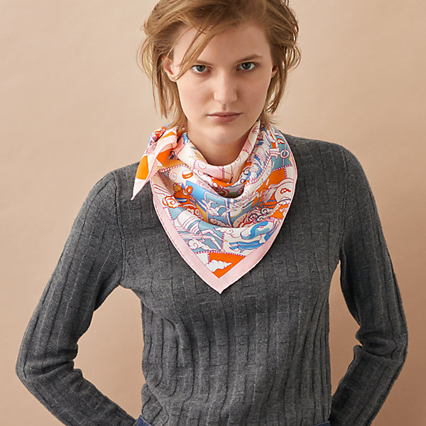 L'Epopee d'Hermes Detail scarf 70 | Hermès UK